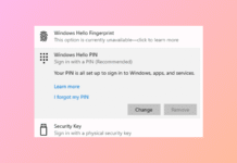 Comment résoudre le problème du code PIN « Hello » grisé sous Windows 11.