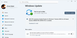 Windows 11 KB5065789 (24H2/25H2) — Actions IA, corrections pour le jeu et amélioration de Hello