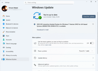 Windows 11 KB5065789 (24H2/25H2) — Actions IA, corrections pour le jeu et amélioration de Hello
